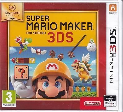 Super Mario Maker - Nintendo Selects - Nintendo 3DS Spil - (B Grade) (Genbrug)